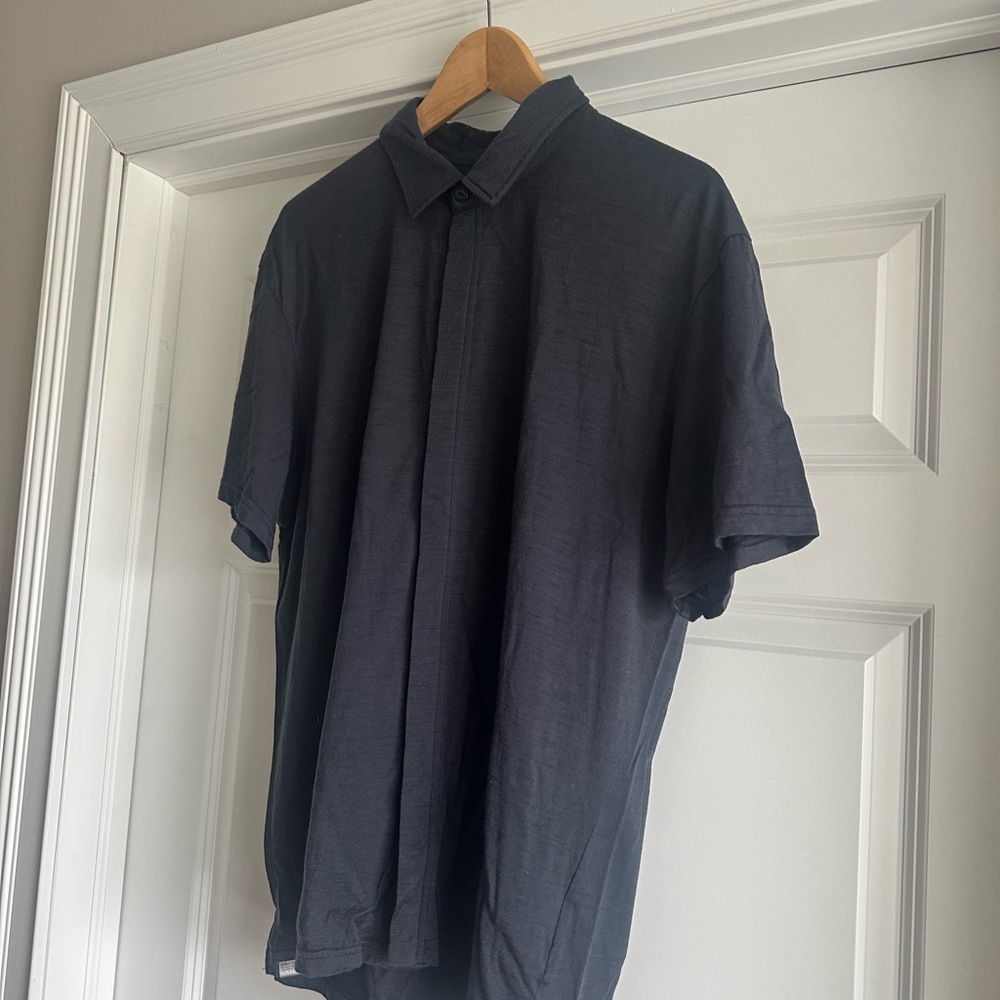 Ice breaker men’s merino wool collared shirts xl